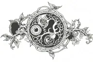 druid tattoo design idea