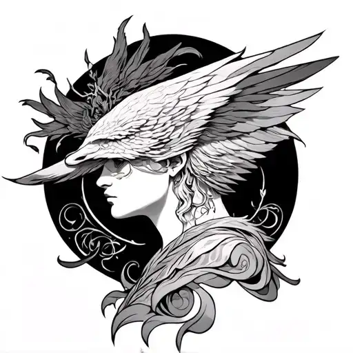 Uriel tattoo design idea