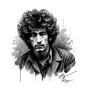 Bob Dylan tattoo design idea
