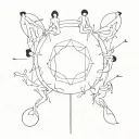 something for 8 brothers, 5 women and 3 men . tattoo design idea