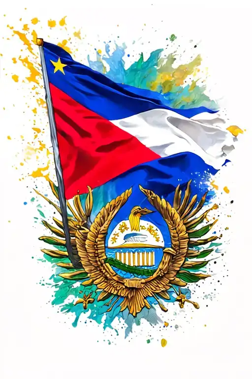 philippines flag tattoo design idea