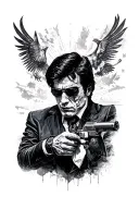 "The world is mine" Scarface tattoo design idea