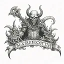 Aggrogoth tattoo design idea