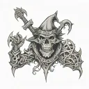 Aggrogoth tattoo design idea