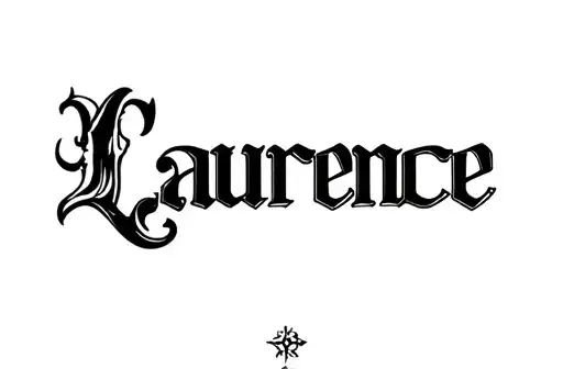 "Laurence " tattoo design idea