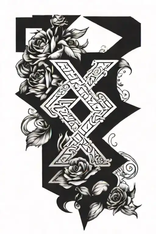 April 8th 2025 in roman numerals tattoo design idea