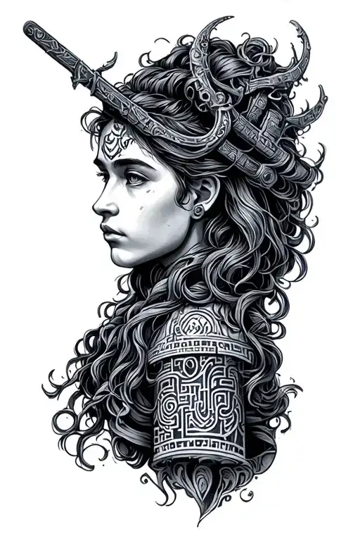 labyrinth movie tattoo design idea