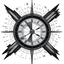 Longitude And Latitude tattoo design idea