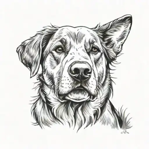 dog memorial tattoo tattoo design idea