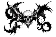 Cursed Solitude tattoo design idea