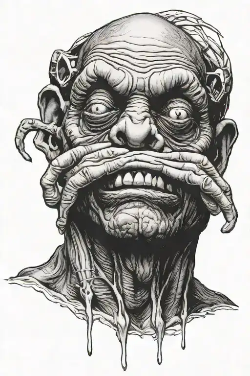 ben davis logo speak no evil hear no evil see no evil tattoo design idea