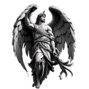 Saint Michael tattoo design idea