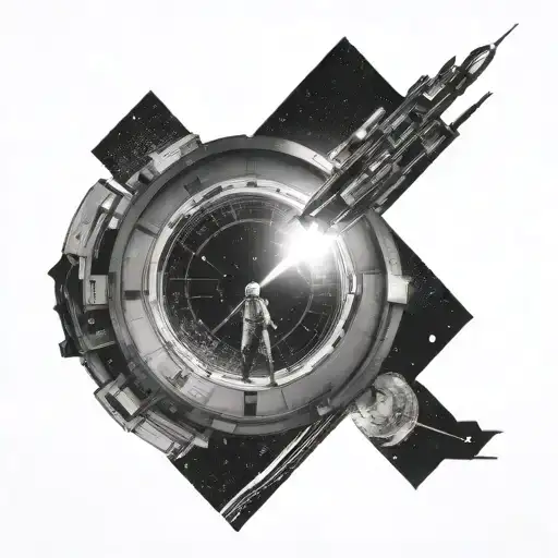 interstellar movie tattoo design idea