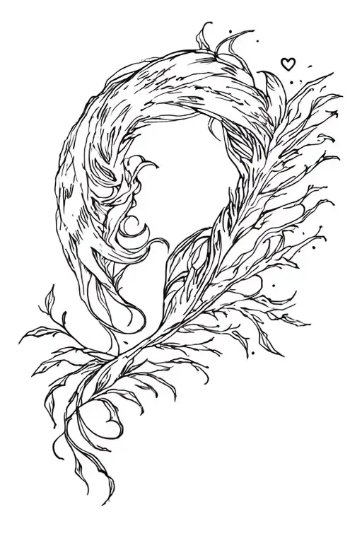 hard love tattoo design idea