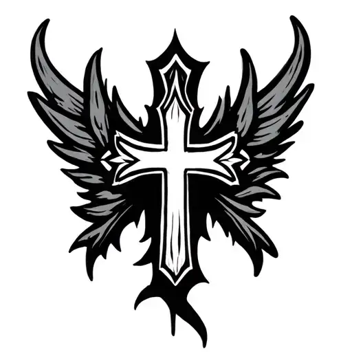 Nordic Cross tattoo design idea