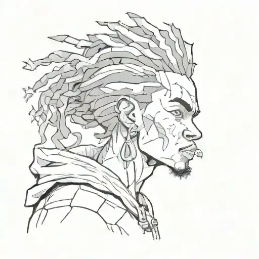 riley freeman boondocks  tattoo design idea