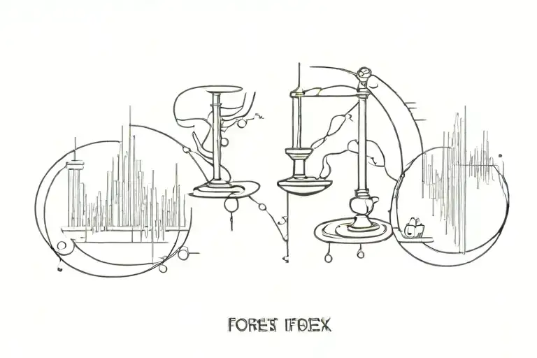 forex trading candlesticks tattoo design idea