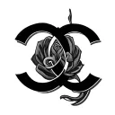 Double C tattoo design idea