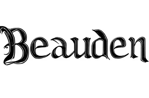 "Beauden" tattoo design idea