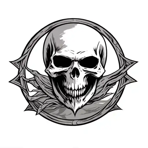 Reaper Death Seal tattoo design idea