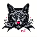 one love tattoo design idea