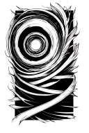 Lines around forearm at 6 inch increments tattoo design idea