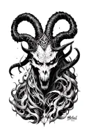 Belial tattoo design idea