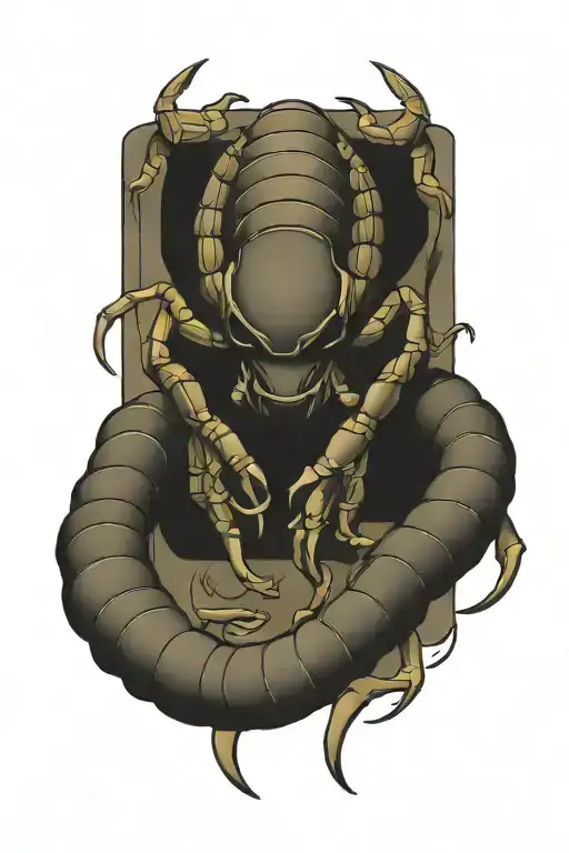 scorpion tattoo design idea