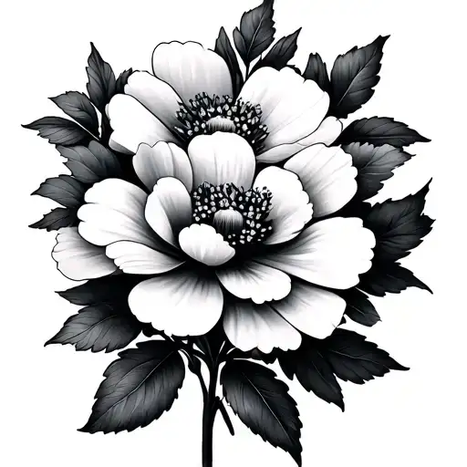 Gypsophila tattoo design idea