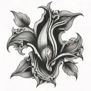 Vaginal tattoo design idea