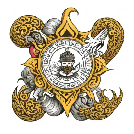 religious Sikh tattoo return over Sukh vele Shukrana dukh vele Ardaas tattoo design idea