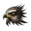 eagle head tattoo design idea