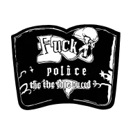 "Fuck the police" Fuck the Police officer badge tattoo design idea