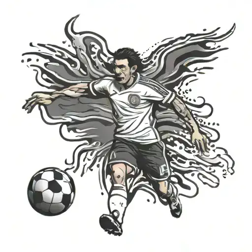 Colombia soccer tattoo design idea