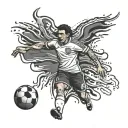 Colombia soccer tattoo design idea