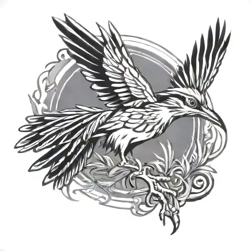 road runner tattoo design idea