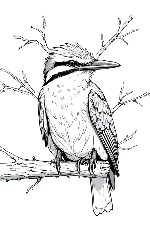 Kookaburra tattoo design idea