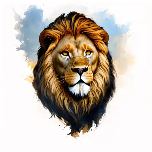 Biblical Daniel Lions Den tattoo design idea