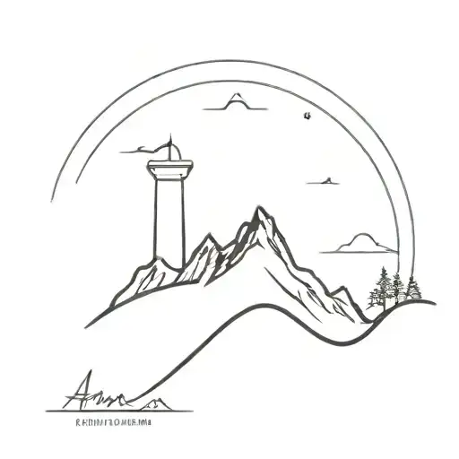 ain't no mountain high enough tattoo design idea