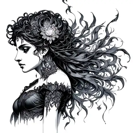 hecate circe persephone tattoo design idea