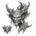 The elder scrolls  tattoo design idea