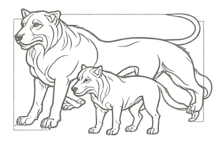 cerberus tattoo design idea