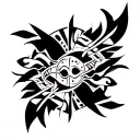 Yucahu tattoo design idea