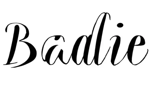 "Baddie" tattoo design idea
