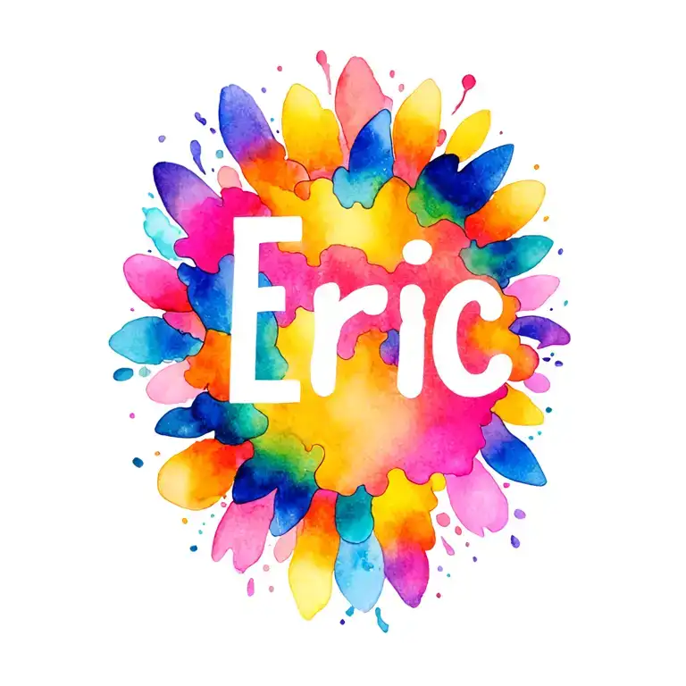 "Eric" autism awareness tattoo design idea