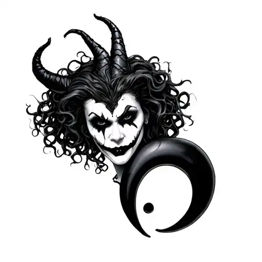 Medusa, maleficent, semicolon, joker, key, barbed wire tattoo design idea