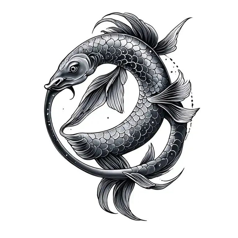 pisces sign mixed, virgo sign, libra constellation tattoo design idea