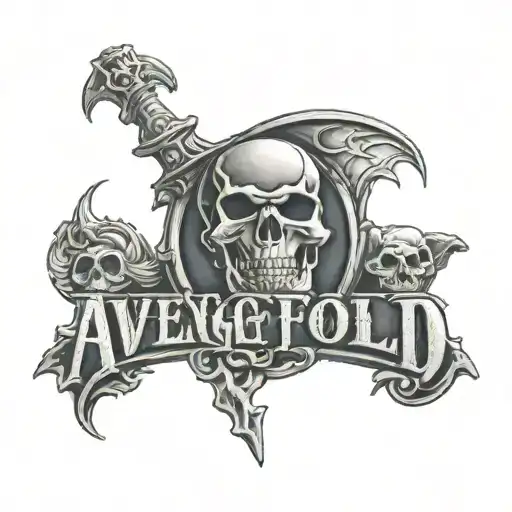 avenged sevenfold logo tattoo design idea