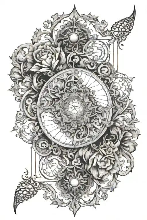 gustave dore style tattoo design idea