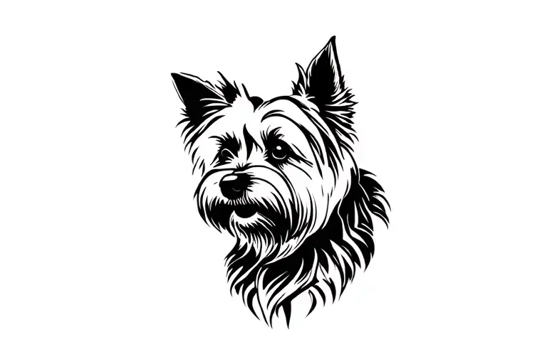 cairn terrier memorial tattoo design tattoo design idea